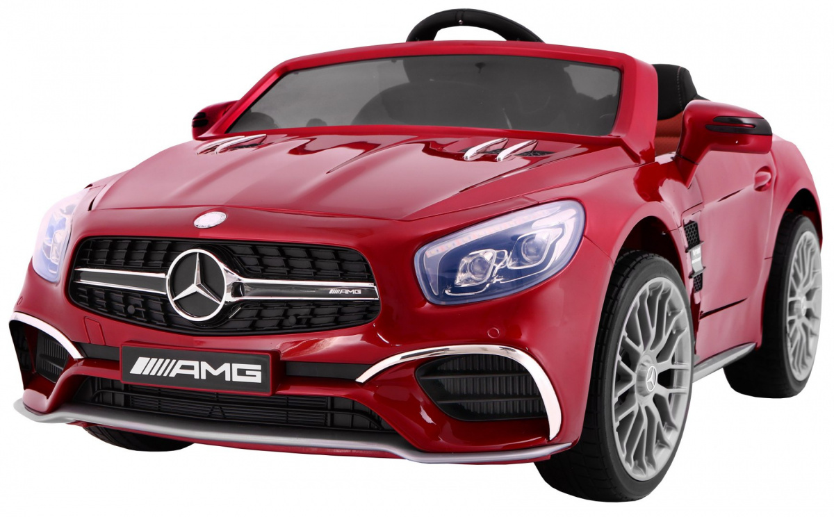 Licencirani auto na akumulator Mercedes AMG SL65 - crveni/lakirani - cover
