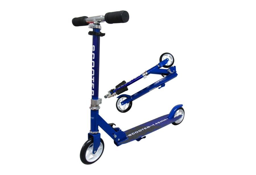 Sklopivi romobil H6 - plavi - cover