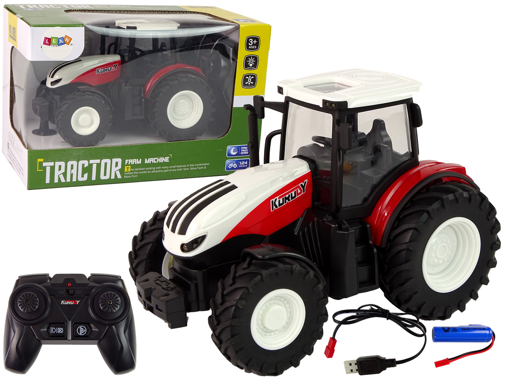 Tractor Farm Machine 1:24  2.4 GHz R/C remote control  Lighting effects - cover