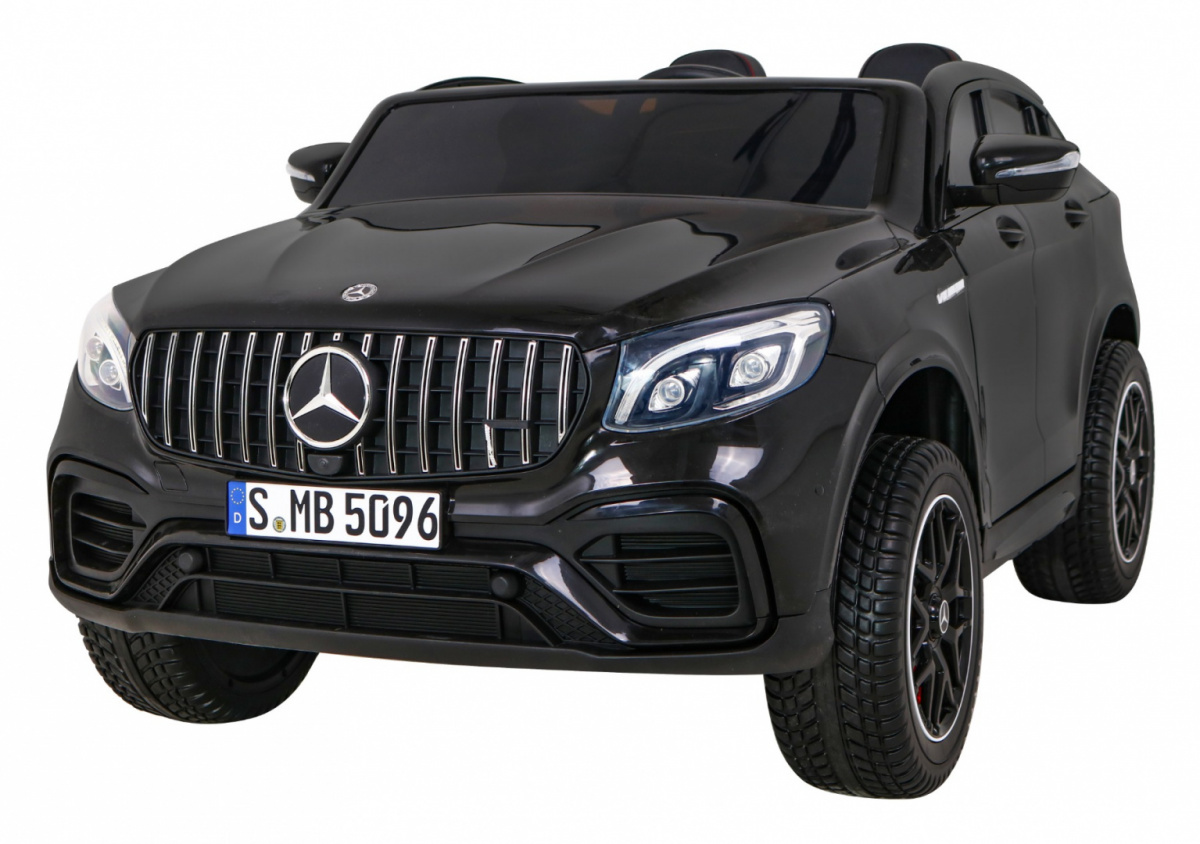 Licencirani auto na akumulator Mercedes GLC 63S - dvosjed - crni - cover