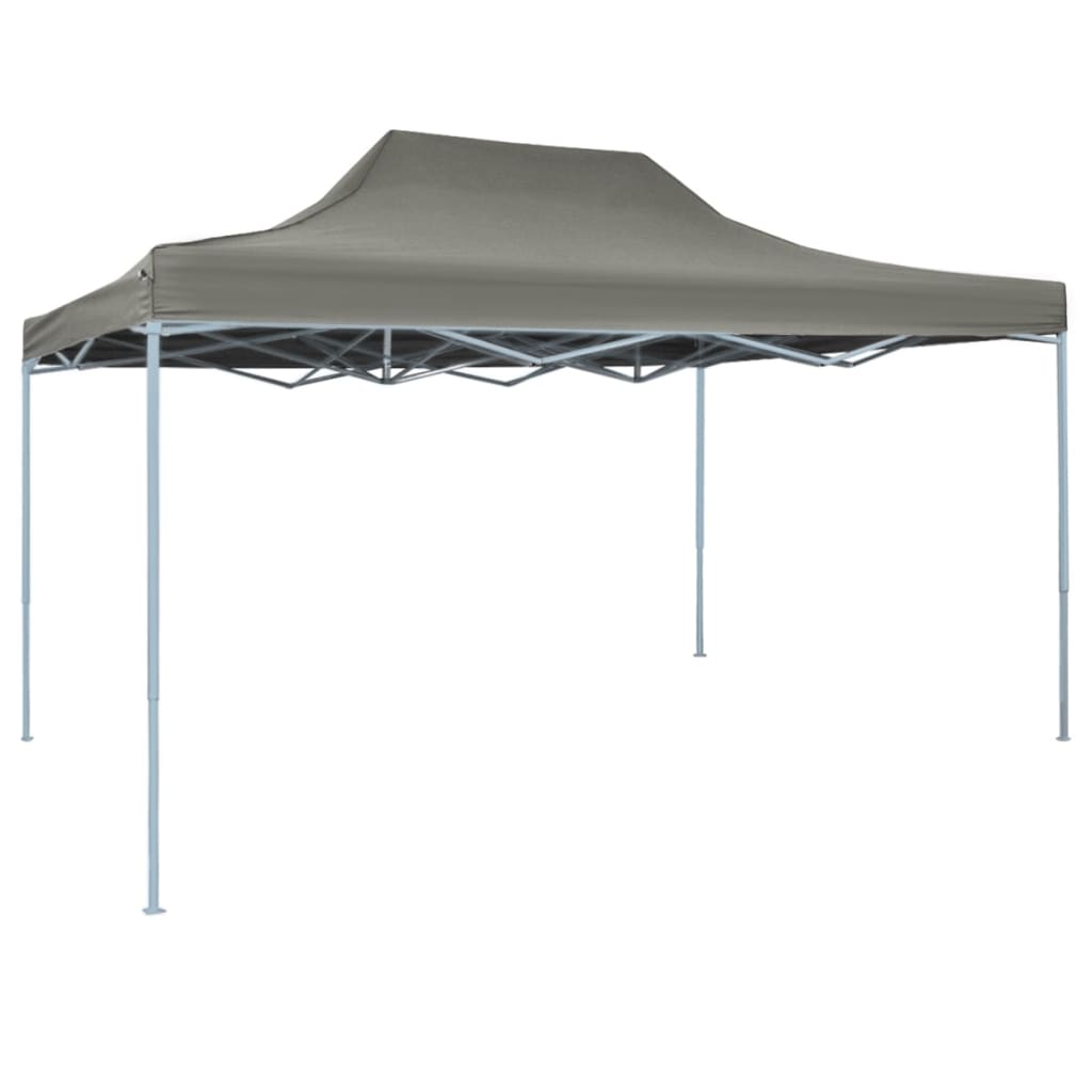 vidaXL Sklopivi šator 3 x 4,5 m antracit - cover