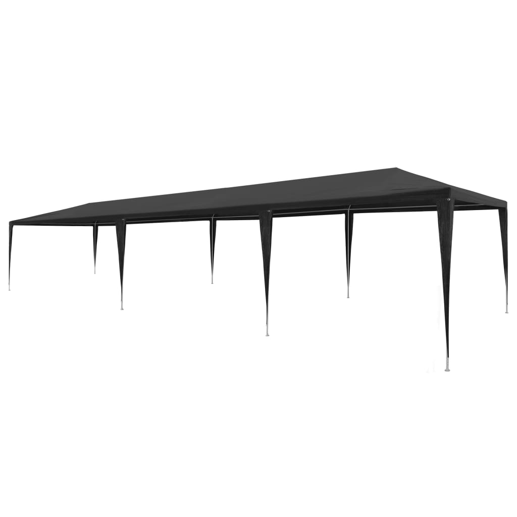vidaXL Šator za zabave 3 x 9 m PE antracit - cover