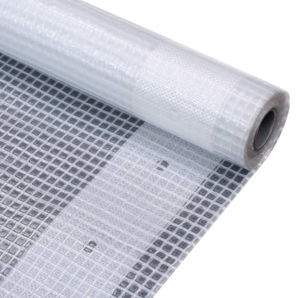 vidaXL Cerada Leno 260 g/m² 2 x 4 m bijela - cover