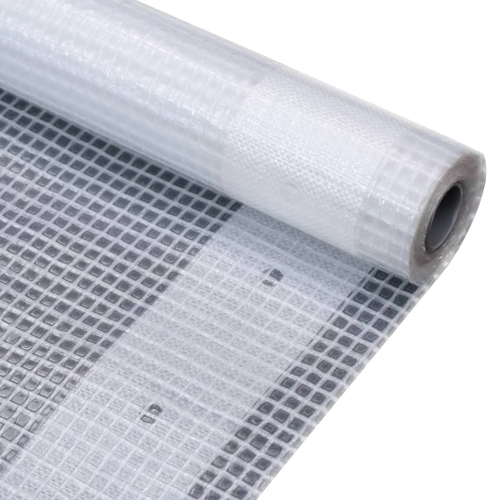 vidaXL Cerada Leno 260 g/m² 4 x 8 m bijela - cover