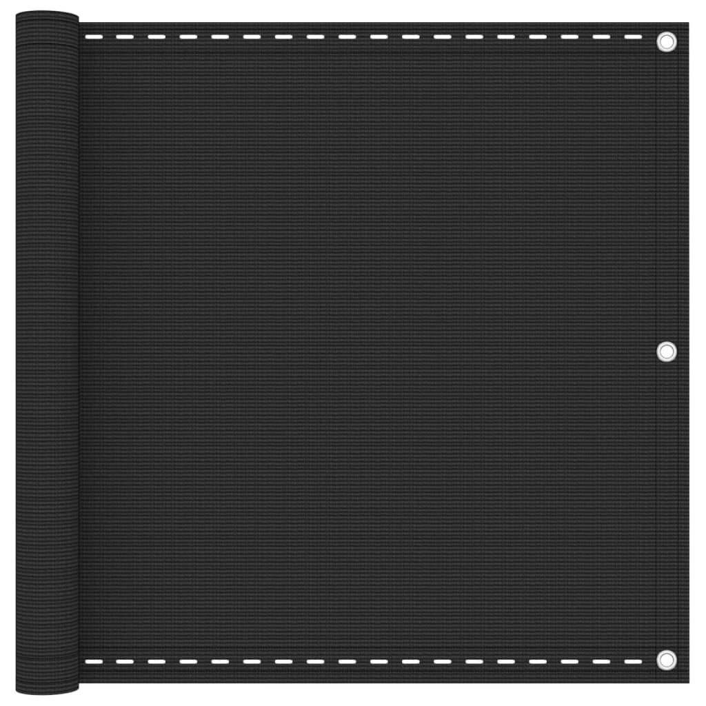 vidaXL Balkonska Zaštita HDPE 90x400 cm Antracit Boja - cover