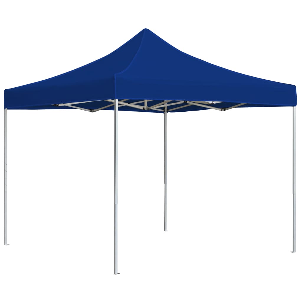 vidaXL Profesionalni sklopivi šator za zabave 3 x 3 m plavi - cover