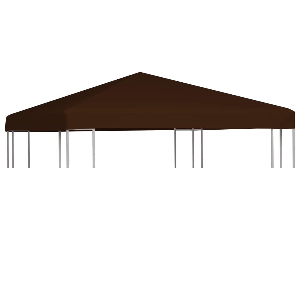 vidaXL Pokrov za sjenicu 310 g/m² 3 x 3 m smeđi - cover