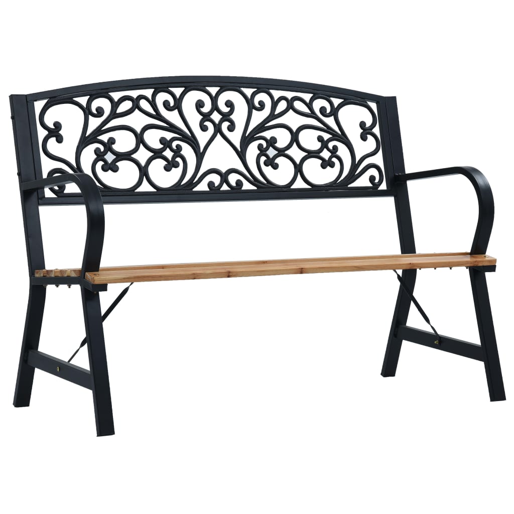 vidaXL Vrtna klupa 120 cm drvena - cover