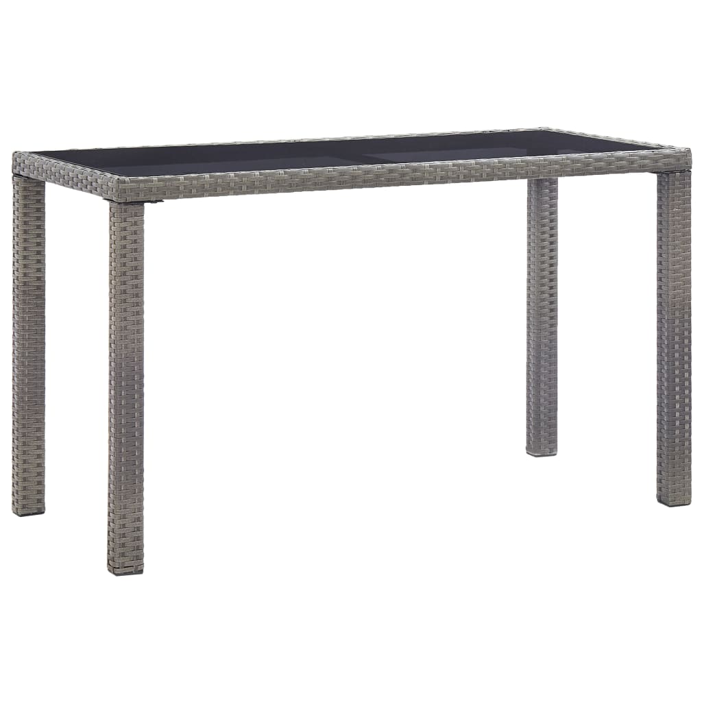 vidaXL Vrtni stol antracit 123 x 60 x 74 cm od poliratana - cover