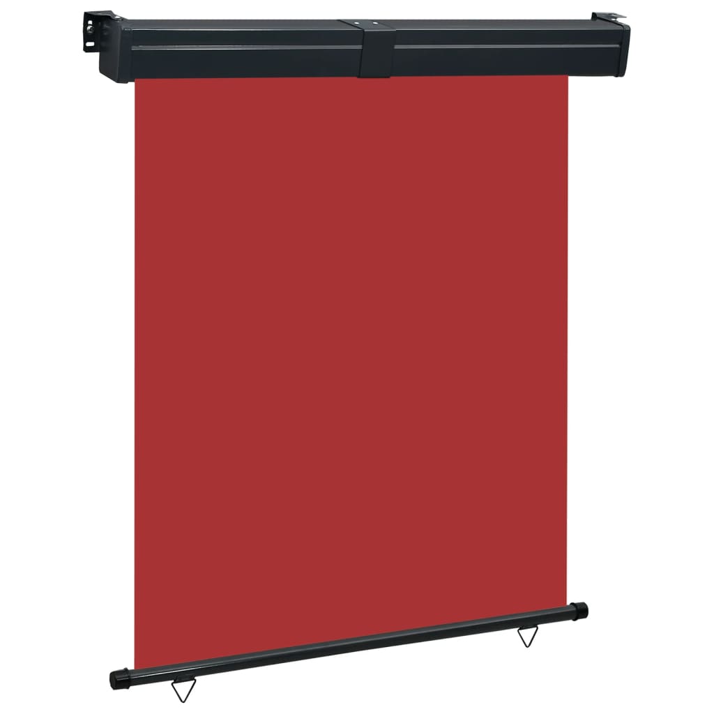 vidaXL Balkonska bočna tenda 140 x 250 cm crvena - cover