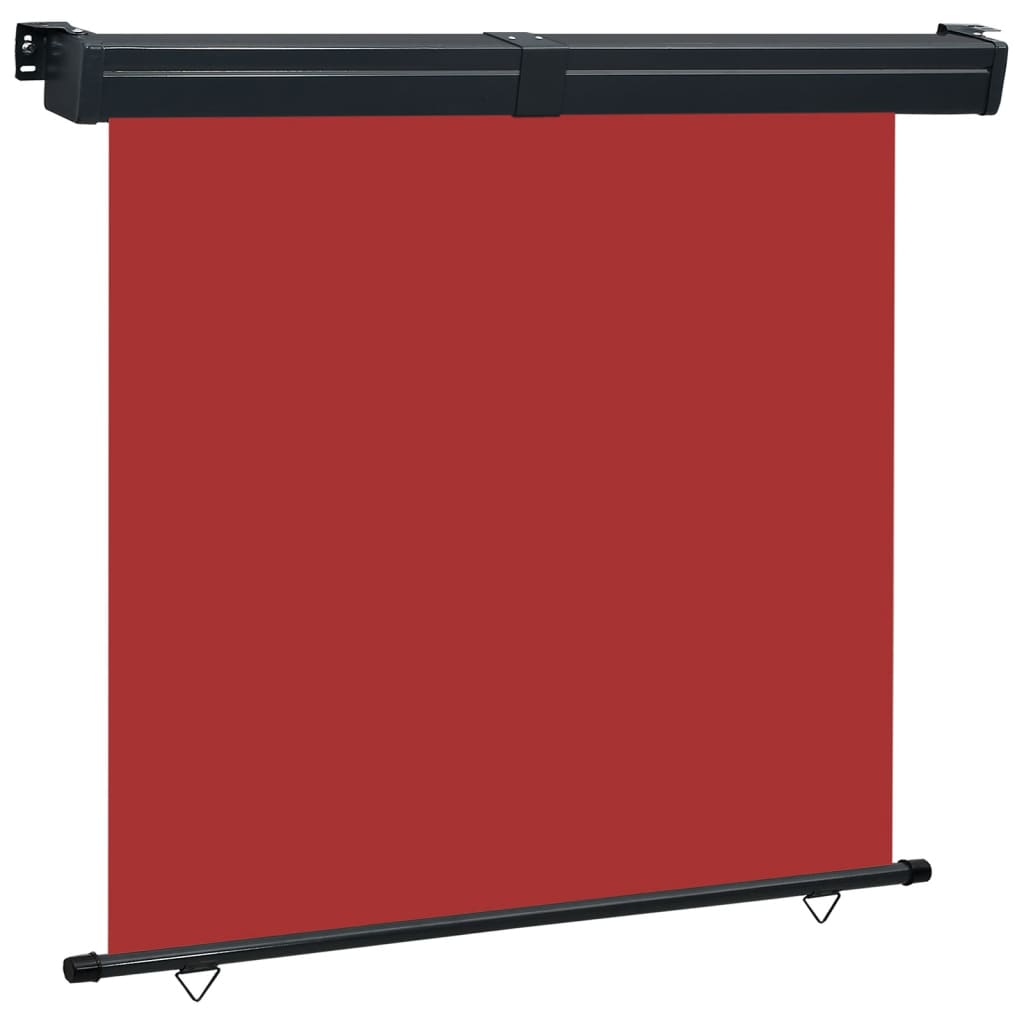 vidaXL Balkonska bočna tenda 160 x 250 cm crvena - cover