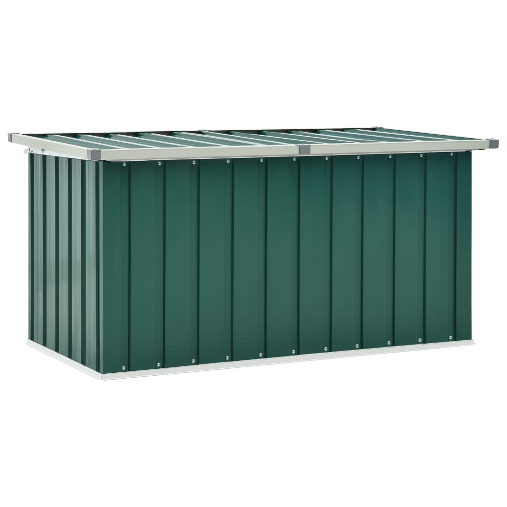 vidaXL Vrtna kutija za pohranu zelena 129 x 67 x 65 cm - cover