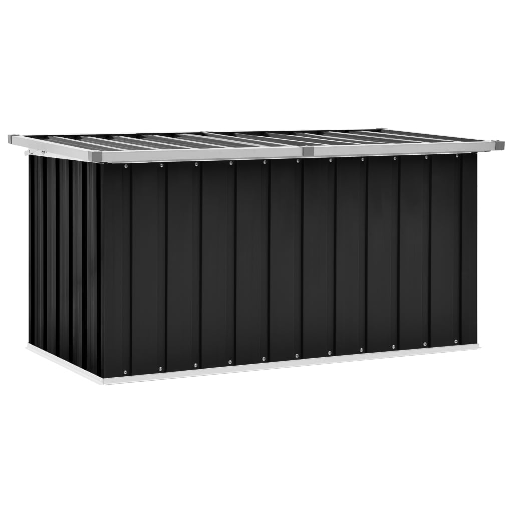 vidaXL Vrtna kutija za pohranu antracit 129 x 67 x 65 cm - cover