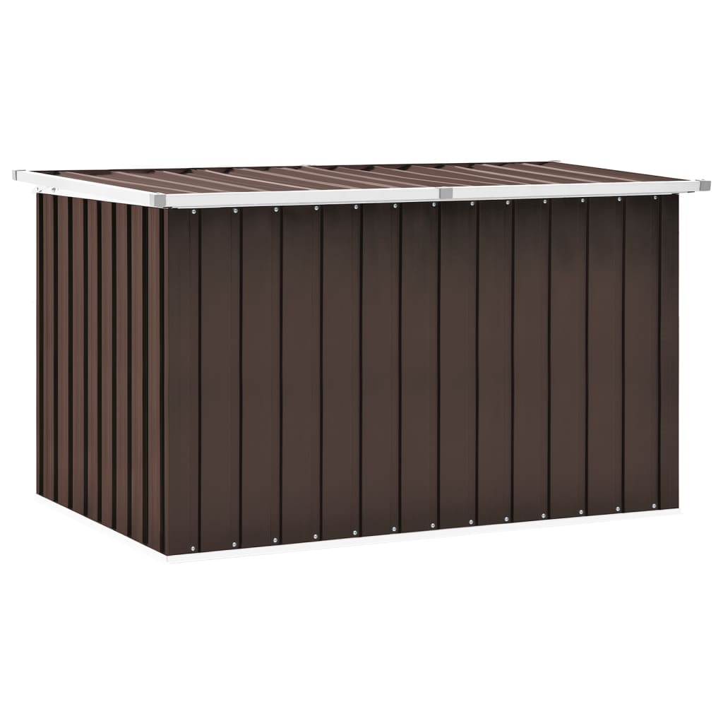vidaXL Vrtna kutija za pohranu smeđa 149 x 99 x 93 cm - cover