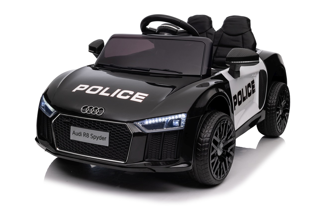 Licencirani auto na akumulator Audi R8 Spyder Police - cover
