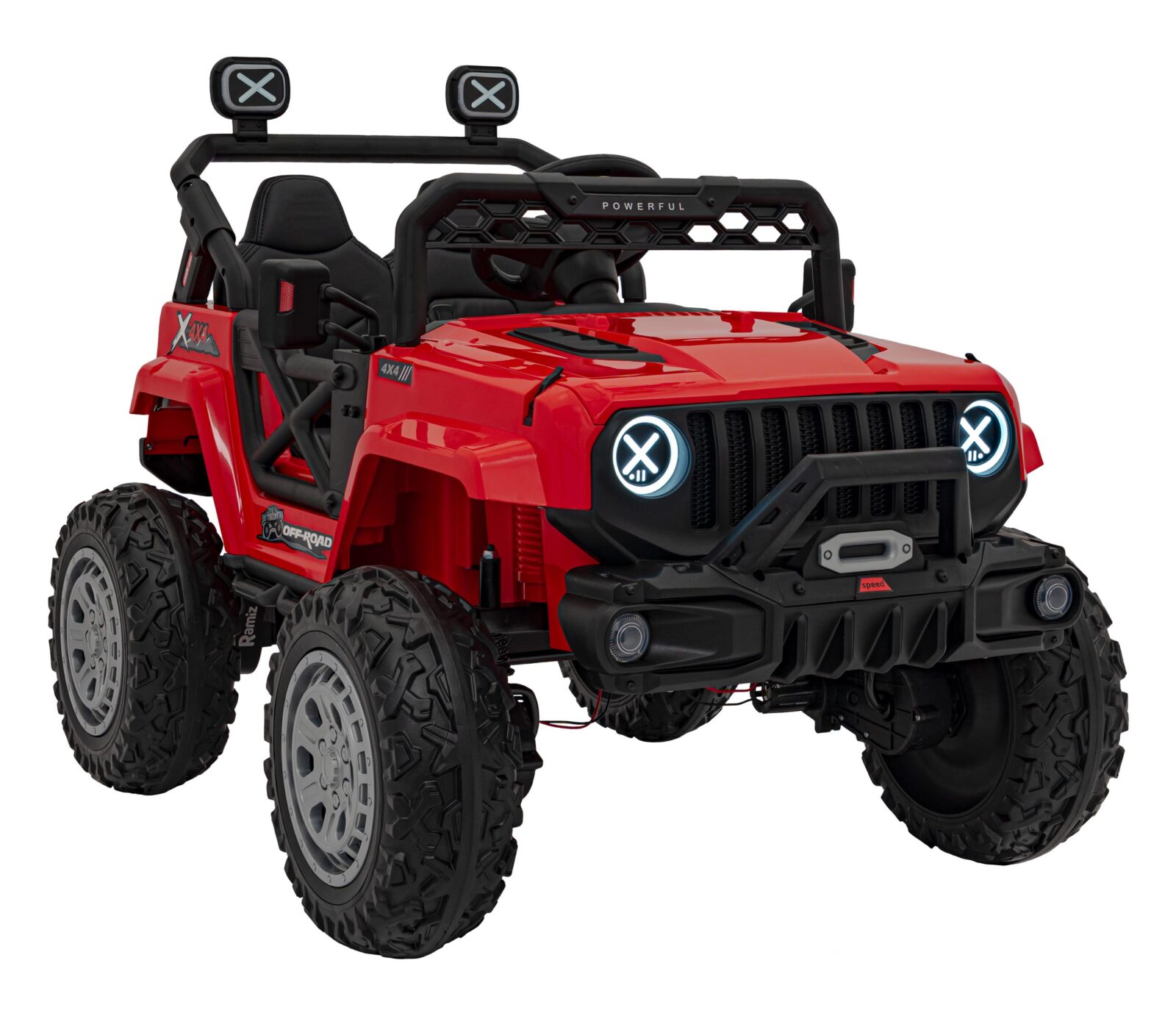 Auto na akumulator OFF ROAD Speed 4x4 - crveni - cover