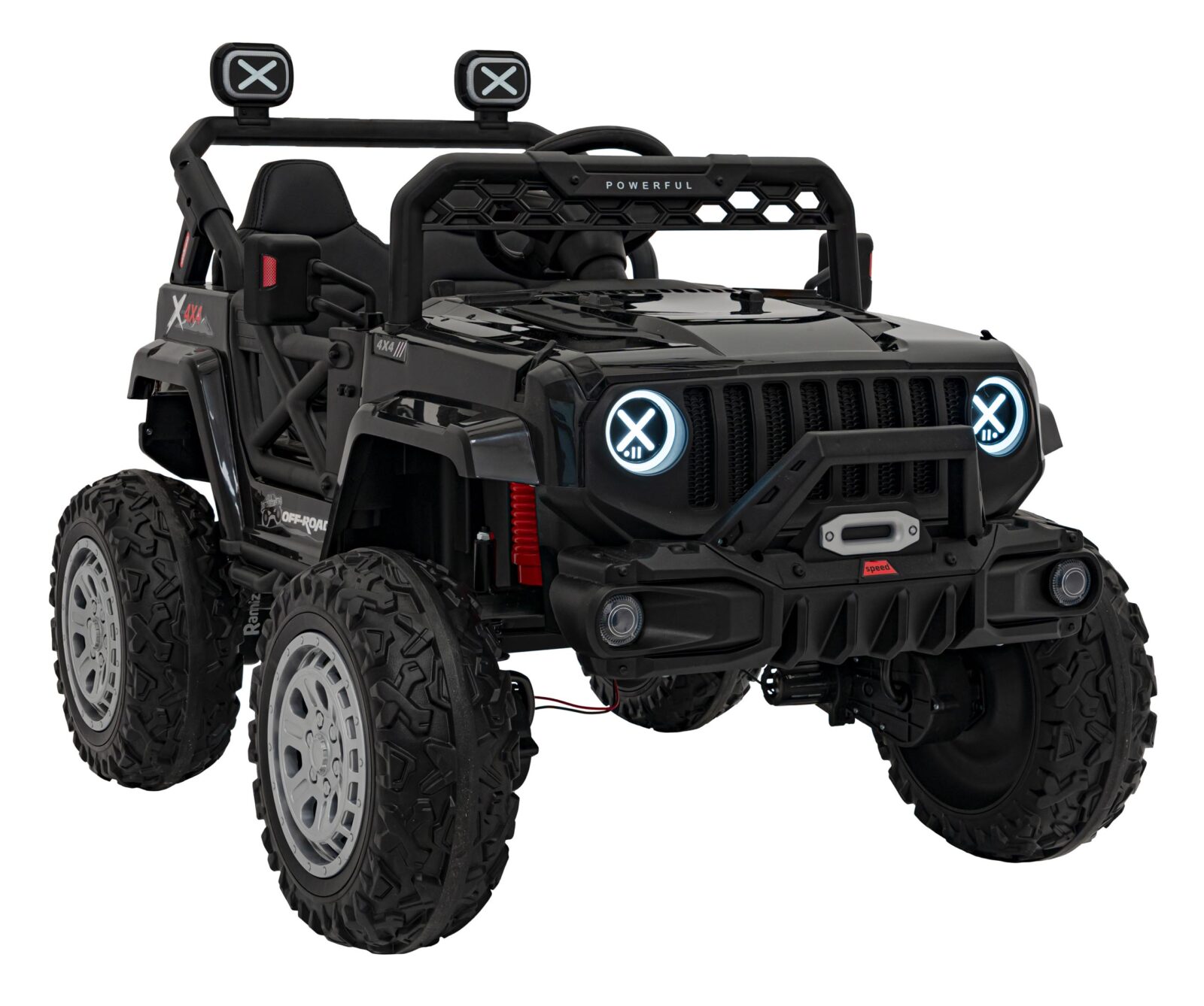 Auto na akumulator OFF ROAD Speed 4x4 - crni - cover