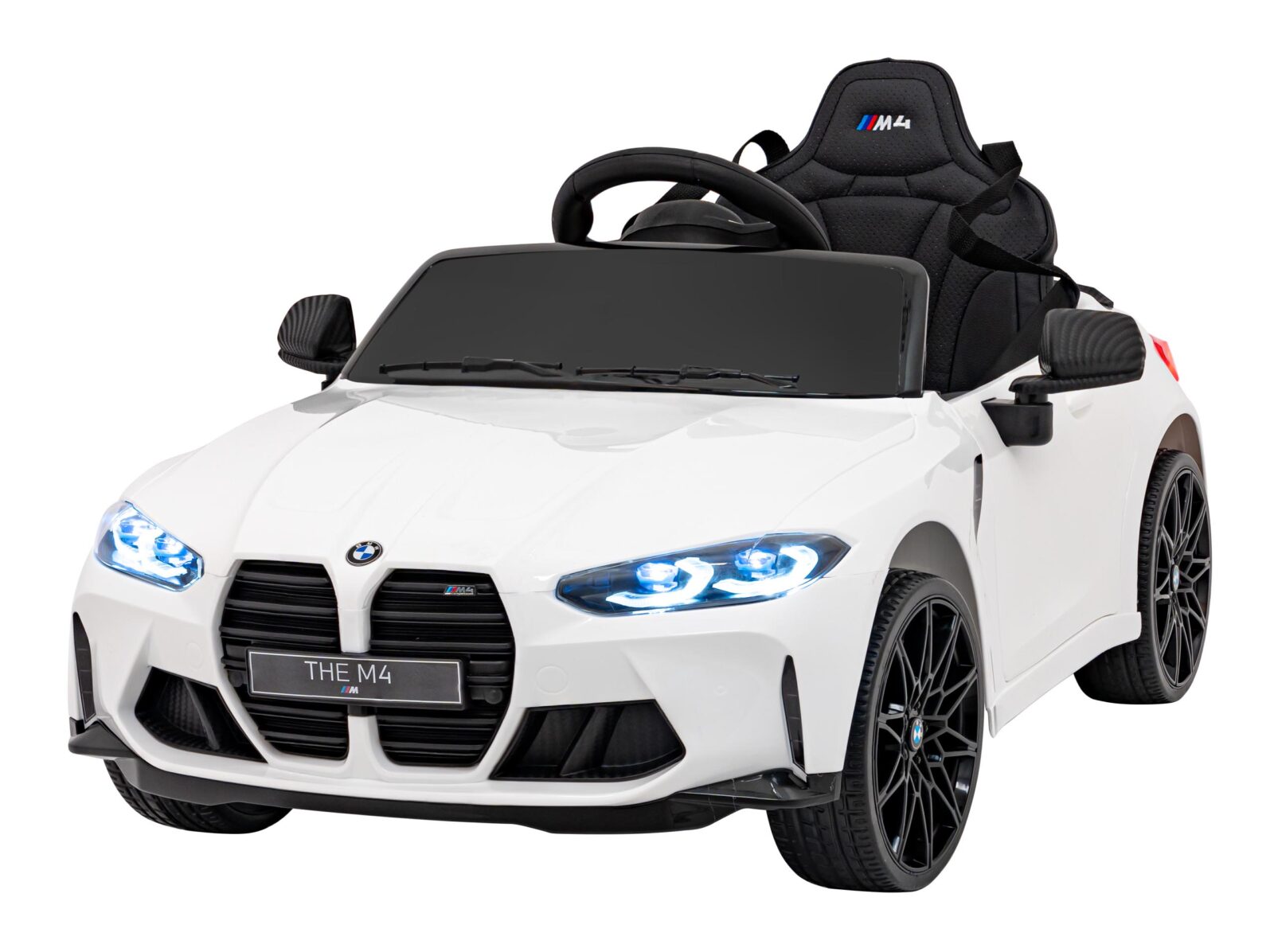 Licencirani auto na akumulator BMW M4 - bijeli - cover