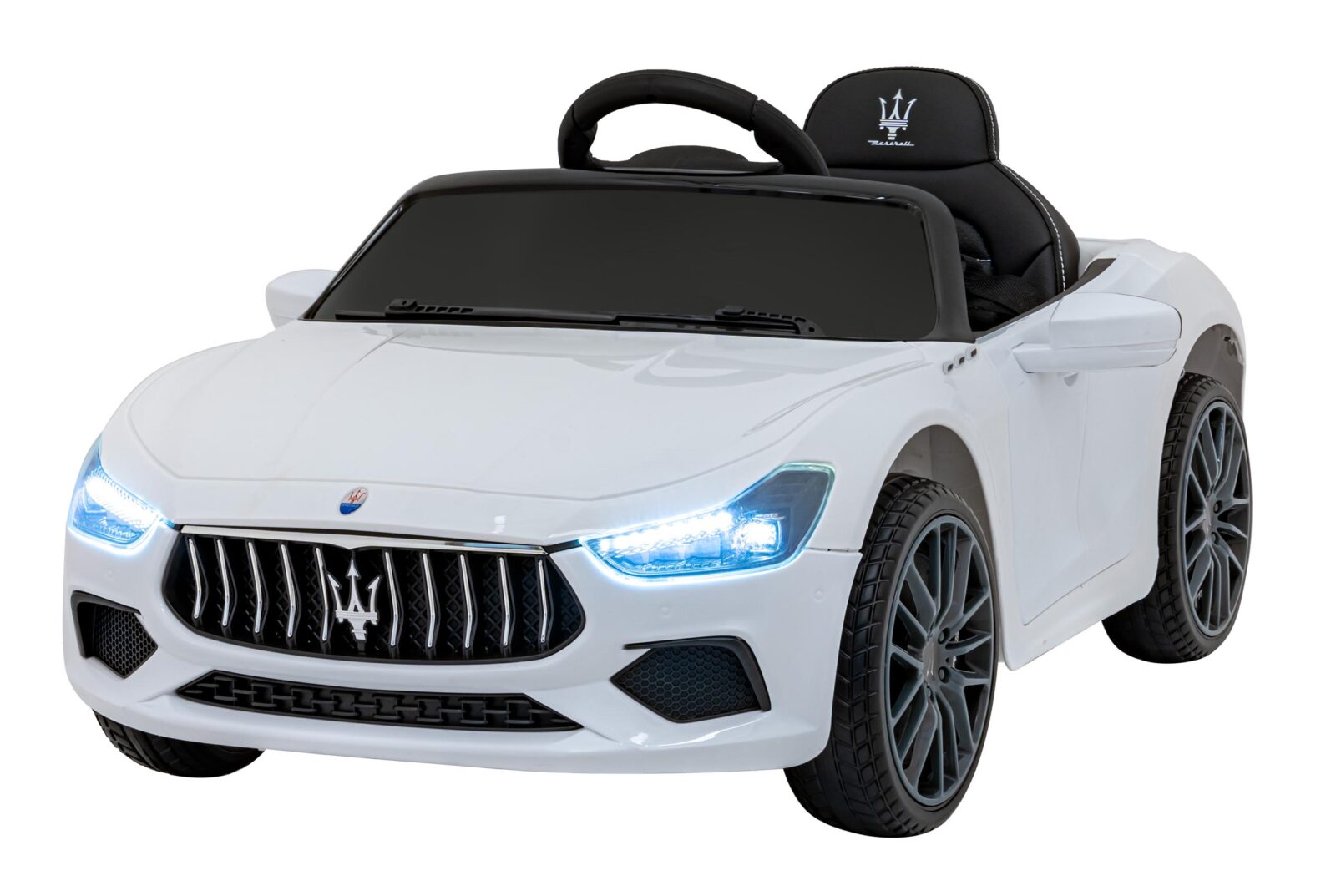 Licencirani auto na akumulator Maserati Ghibli S - bijeli - cover