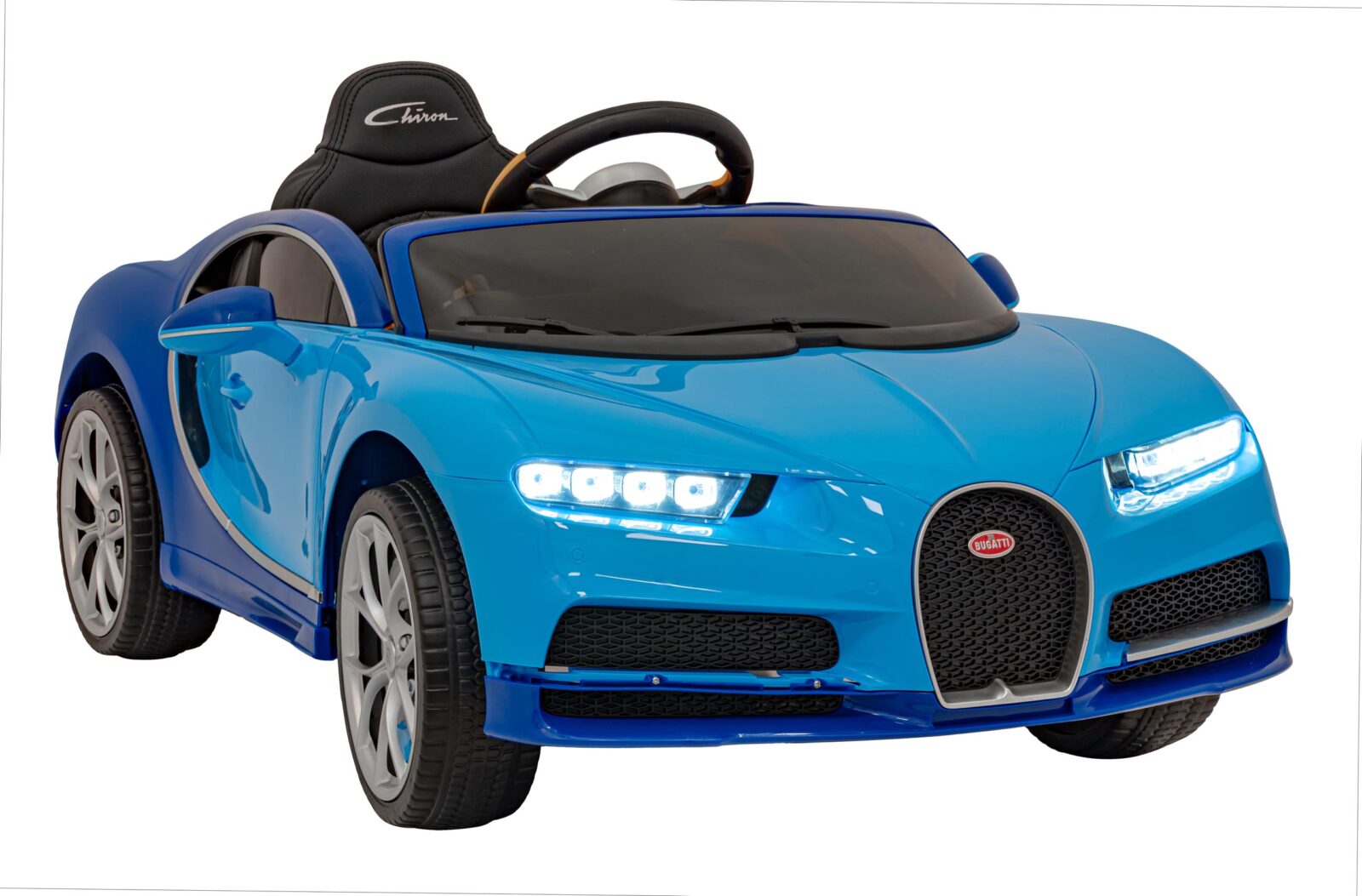 Licencirani auto na akumulator Bugatti Chiron - plavi - cover