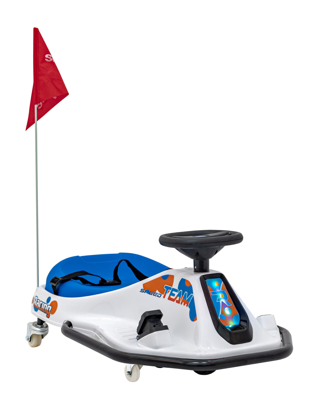 Go-kart na akumulator Racing Drifter - bijeli - cover