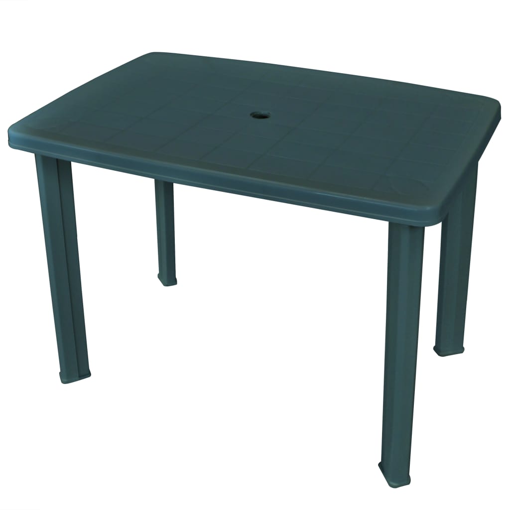 vidaXL Vrtni stol od plastike zeleni 101 x 68 x 72 cm - cover
