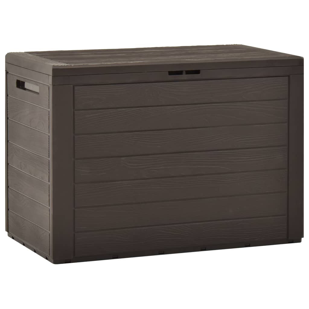 vidaXL Vrtna kutija za pohranu smeđa 78 x 44 x 55 cm - cover