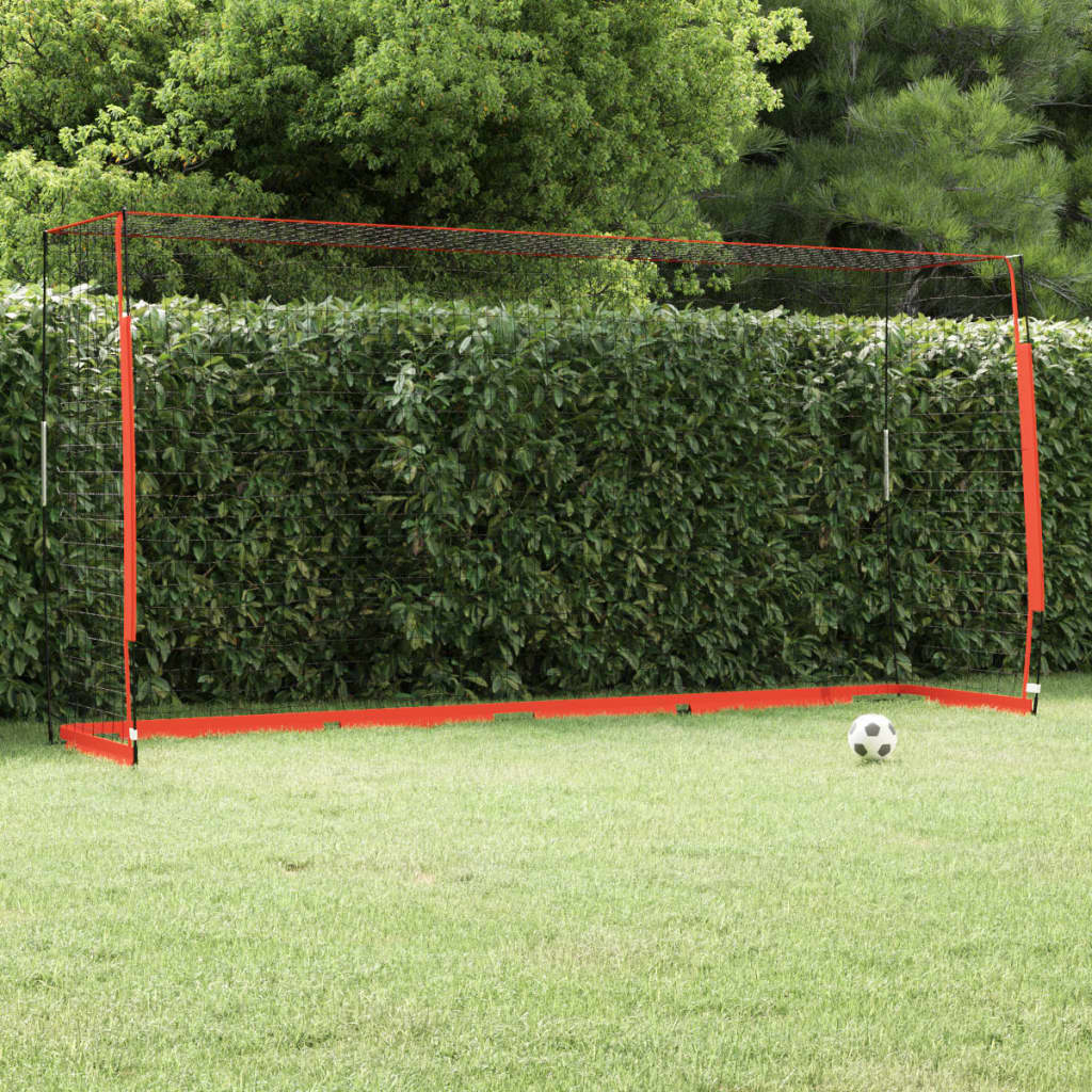 vidaXL Nogometni gol 366,5 x 91 x 183 cm čelični - cover