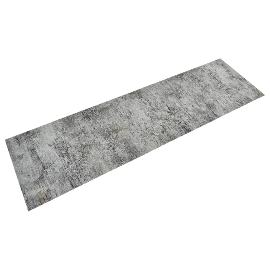 vidaXL Kuhinjski tepih perivi s uzorkom betona 45 x 150 cm baršunasti - cover