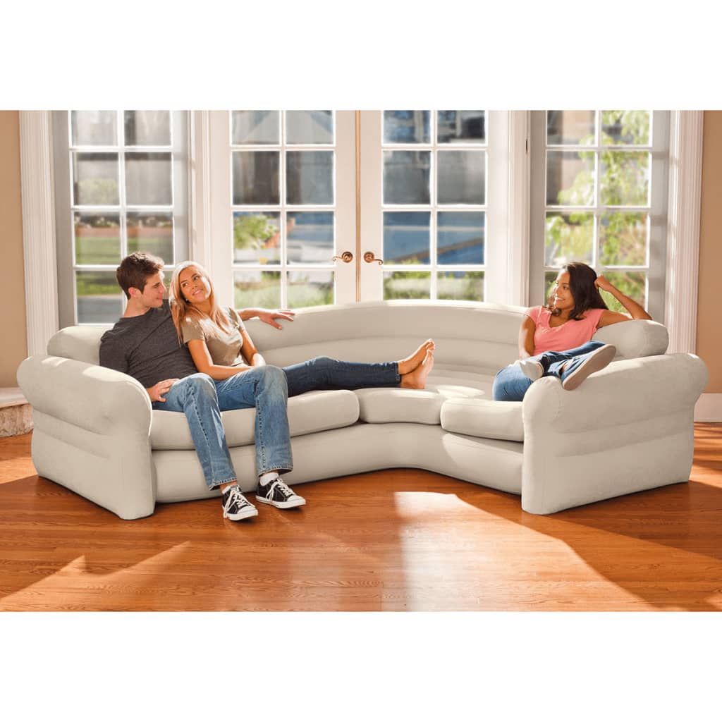 INTEX kutna sofa/kauč na napuhavanje 257 x 203 x 76 cm 68575NP - cover