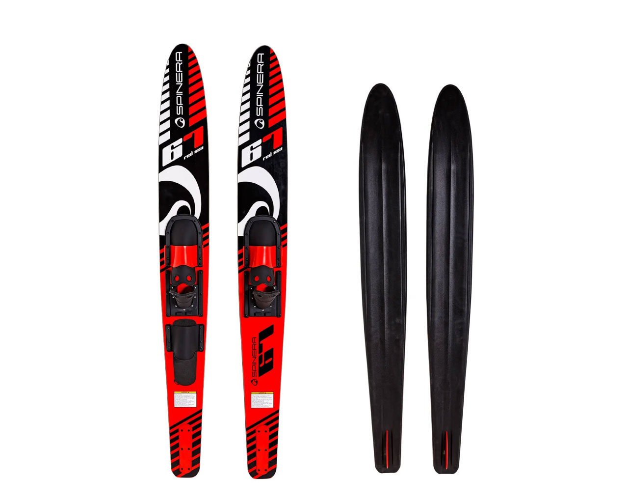 Combo skije crvene 67'', 170 cm, 34-47, spinera - cover