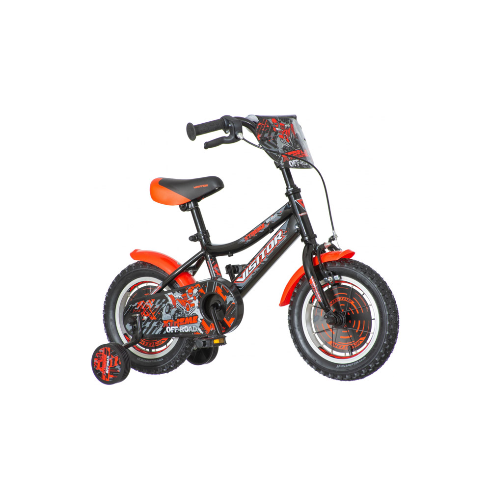 XTREME 12" crno sivi dječji bicikl - cover