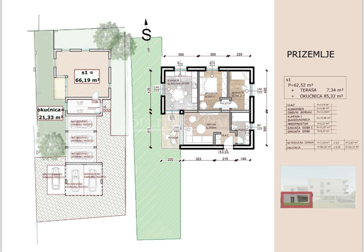 TOP LOKACIJA!! Prodaja stan Kaštel Stari, novogradnja - cover