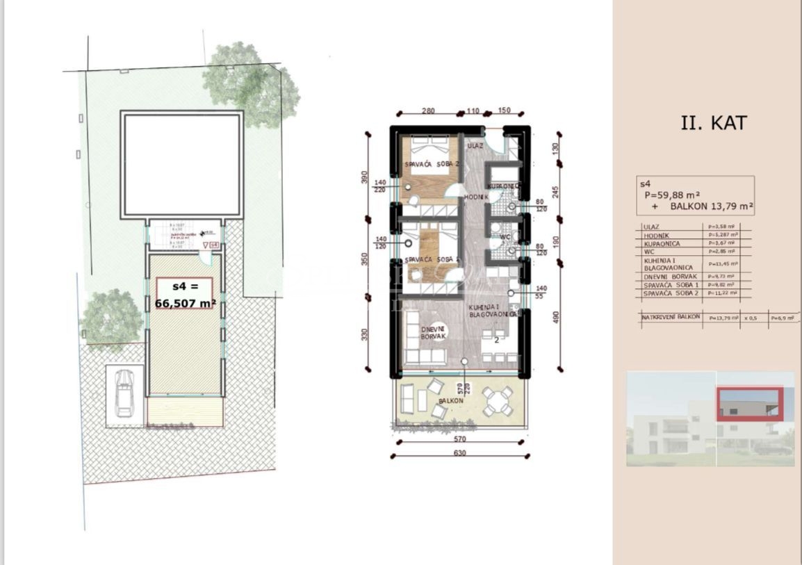 Izvrsna lokacija!! Prodaja stan Kaštel Stari, novogradnja - cover