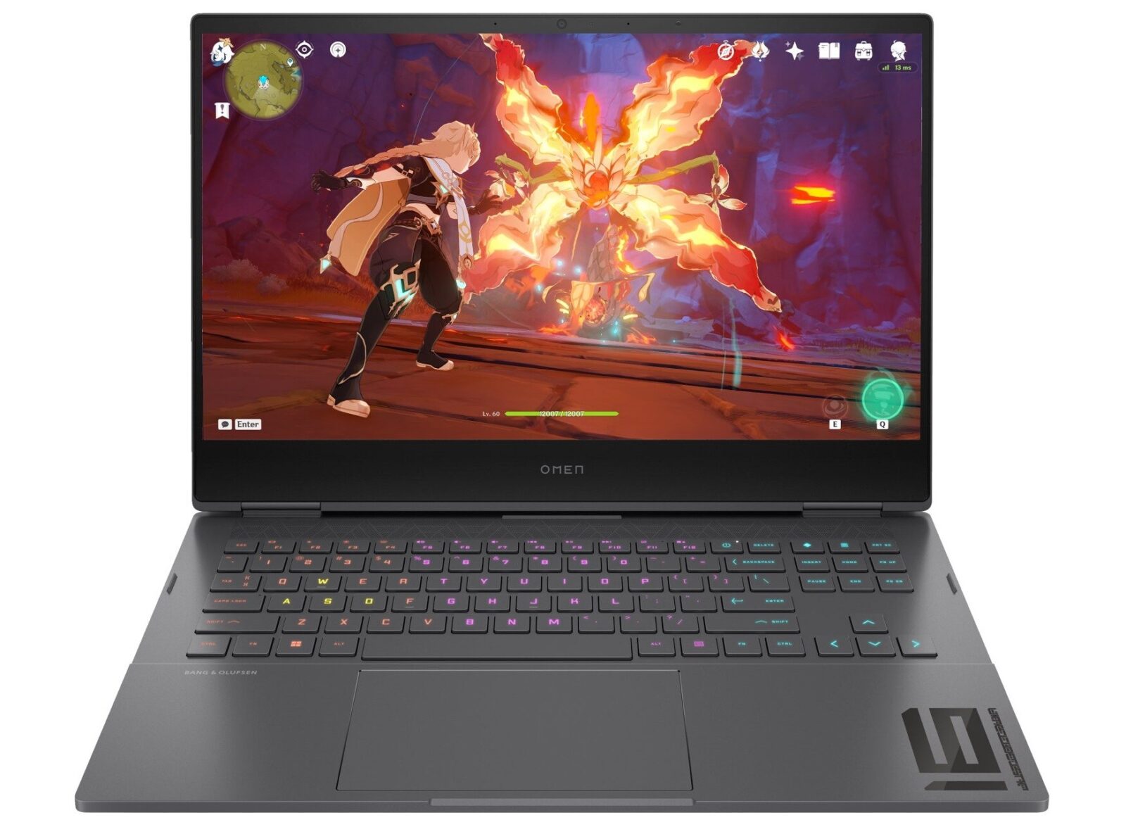 Laptop HP OMEN Gaming Laptop 16-n0309nf | GeForce RTX 3060 (6 GB) / AMD Ryzen™ 7 / RAM 16 GB / SSD Pogon / 16,1″ FHD - cover