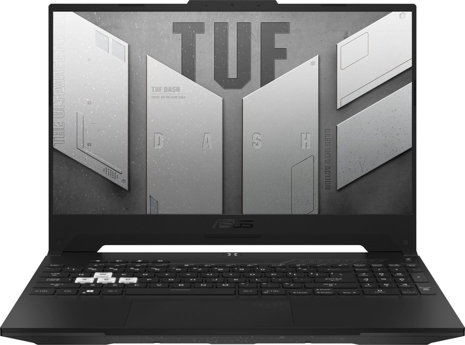 Laptop ASUS TUF Dash F15 FX517ZR-HN004W Black | Core i7-12650H | 16GB RAM | 512GB SSD | GeForce RTX 3070 / i7 / RAM 16 GB / SSD Pogon / 15,6″ FHD - cover