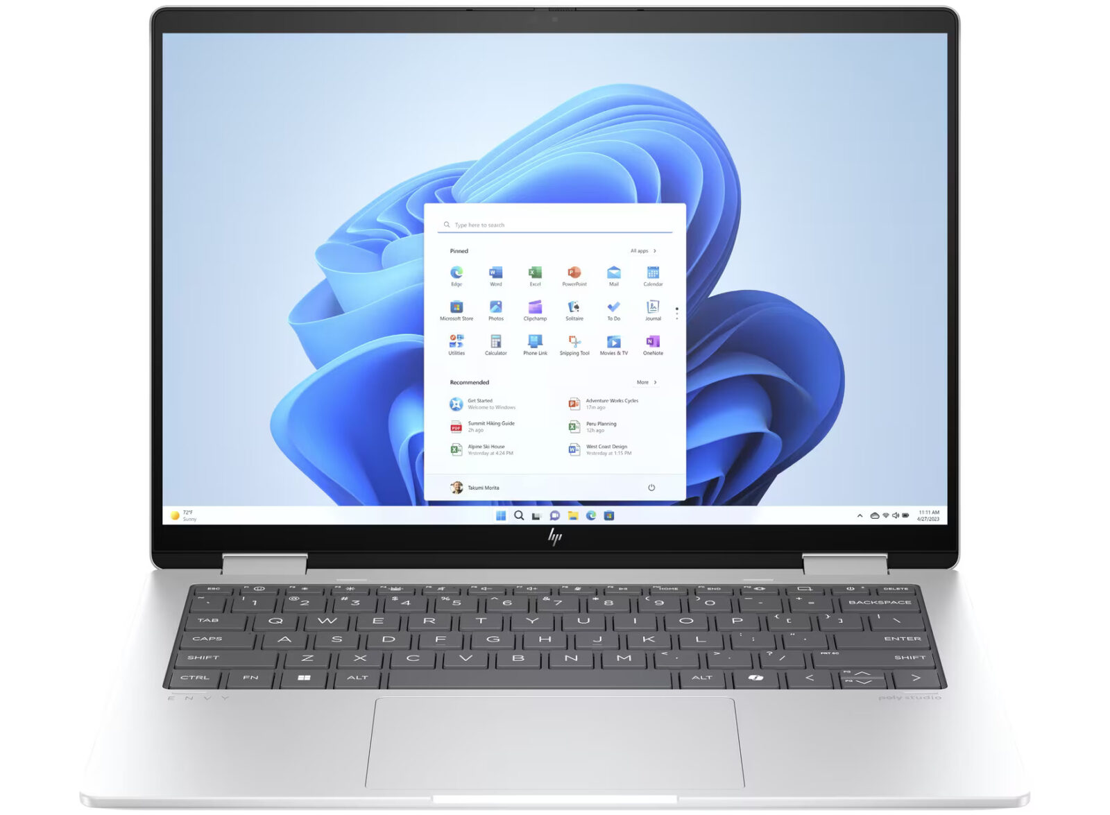 Laptop HP Envy x360 14-fa0639nz | Touch / AMD Ryzen™ 7 / RAM 16 GB / SSD Pogon / 14″ WUXGA - cover