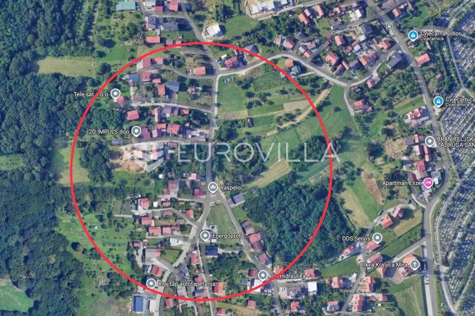 Zagreb, Gornja Dubrava, građevinsko zemljište 3150 m2 unutar stambene namjene - cover