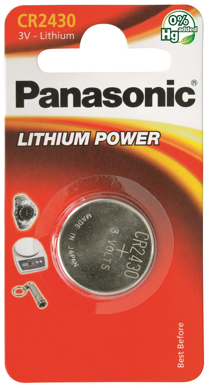PANASONIC baterije CR-2430EL/1B Lithium Coin - cover