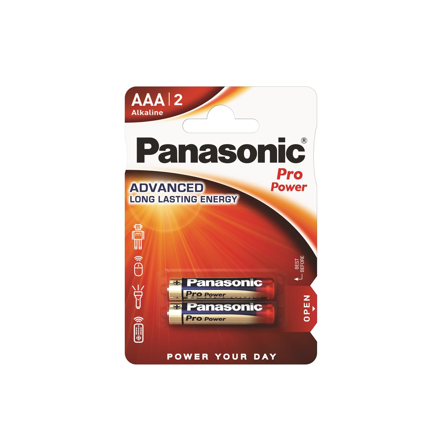 PANASONIC baterije LR03PPG/2BP Alkaline Pro Power - cover