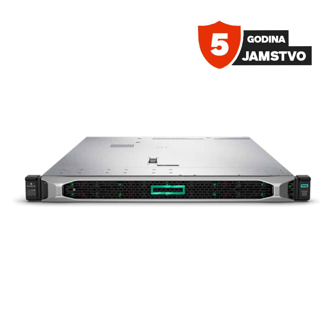 HP DL360 GEN10 4LFF, sever/1xIntel Xeon Silver 4114 (10C 13.75M Caсhe 2.20 GHz) / 8GB DDR4 RDIMM 3200MHz / RAID HPE P408i-a (2GB+FBWC) / noHDD (up to 4 HDD 3.5'' LFF) / Power supply HP 500w - cover