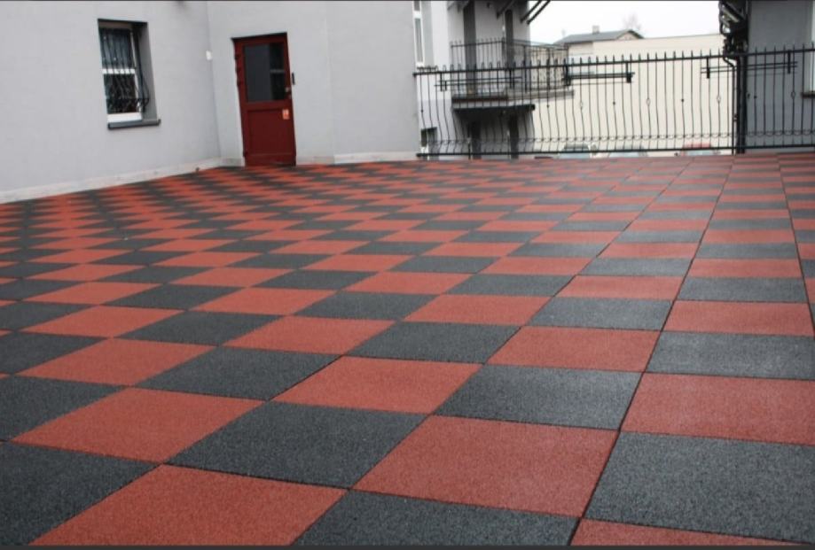 GUMENA PODLOGA ZA GYM, GUMENE PLOČICE ZA VJEŽBANJE, TARTAN ZA TERETANE - cover