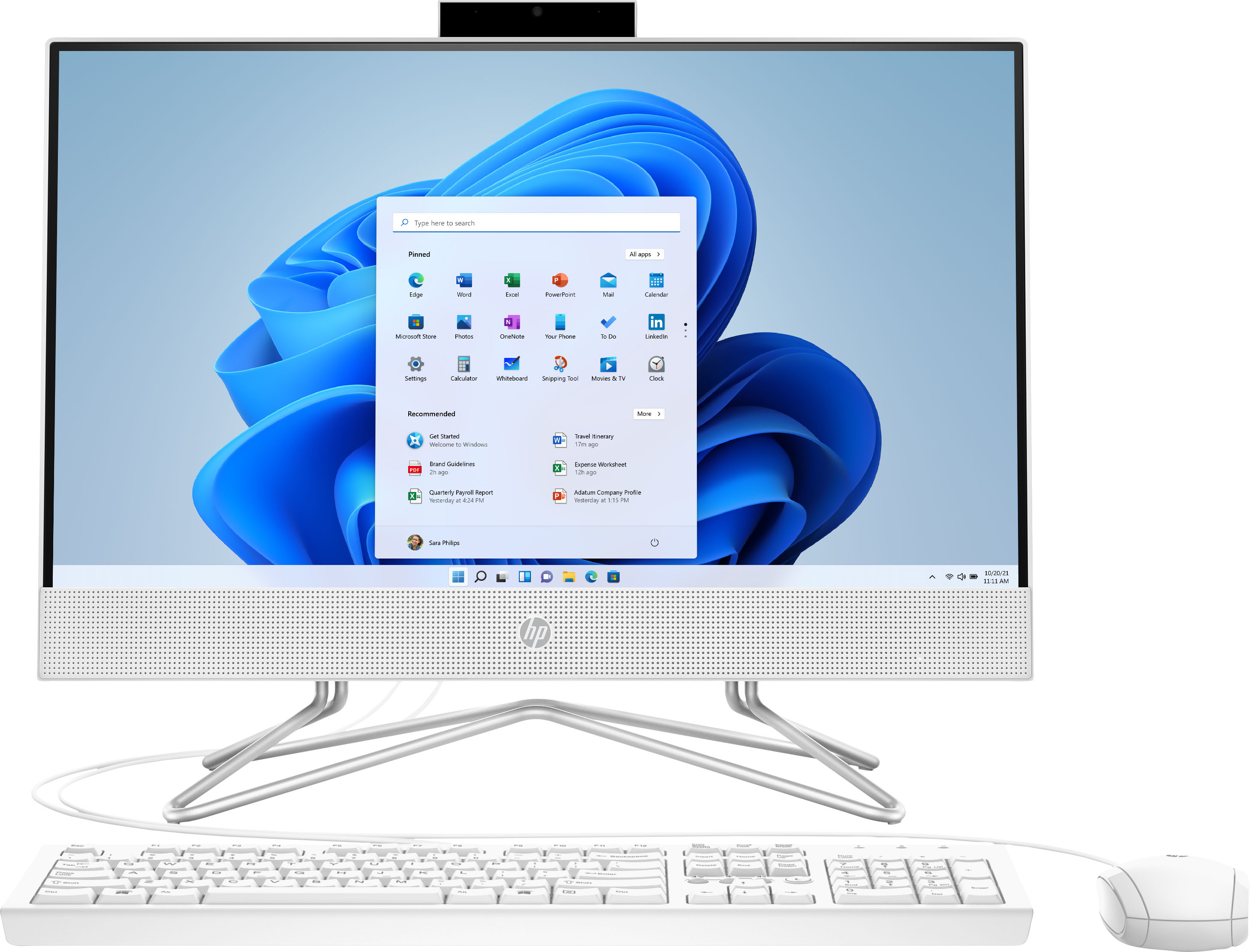 Računalo HP All-in-One 22-dd2006na / Intel® Pentium® / RAM 8 GB / SSD Pogon - cover