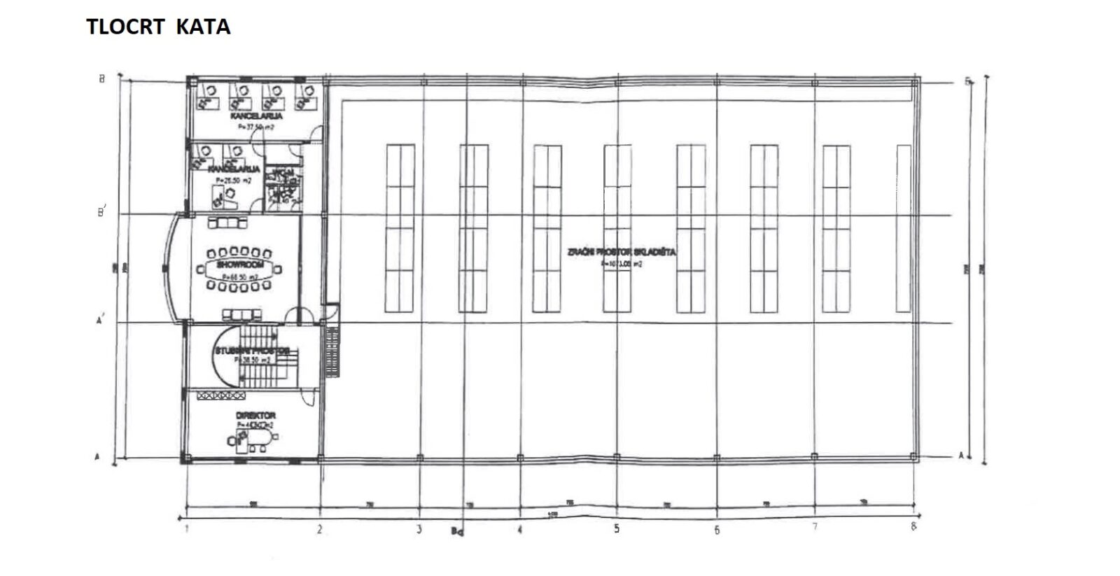 Mursko Središće: upravna zgrada sa izložbenim prostorom, trgovinom i pripadajućim skladištem, 1592 m2 - cover