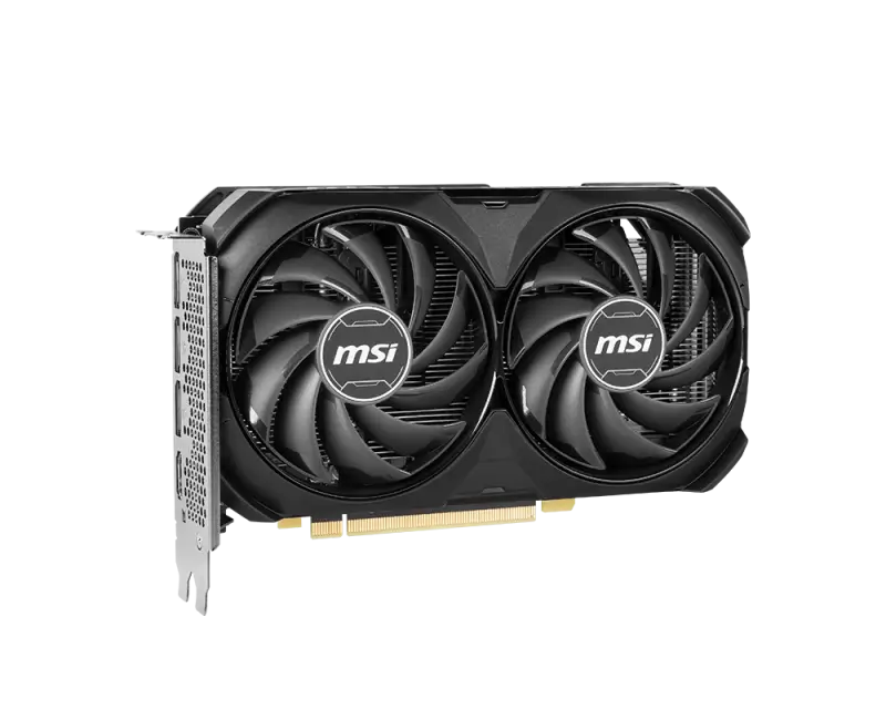 MSI NVIDIA GeForce RTX 4060 VENTUS 2X OC 8 GB BLACK grafička kartica - cover