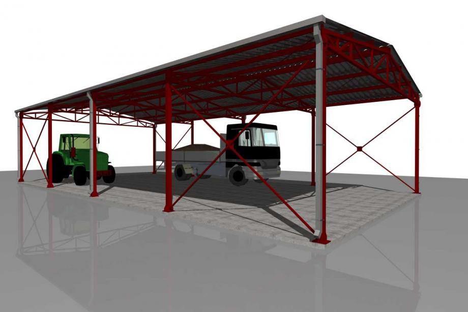 Montažna čelična hala 20x10 metara, korisne visine 4,0 m - cover