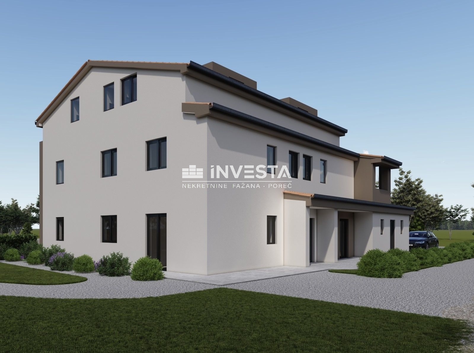 Poreč okolica - stan E 122,56 m2 u potkrovlju, novogradnja - cover