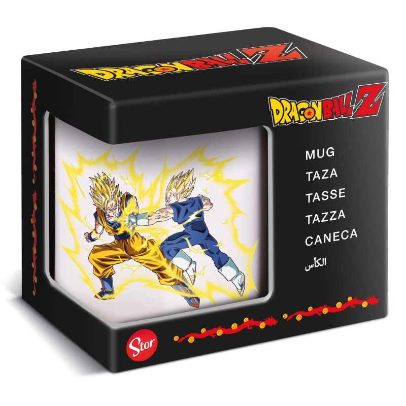 Šalica Dragon Ball Z Super Saiyan Goku & Vegeta 325ml - cover