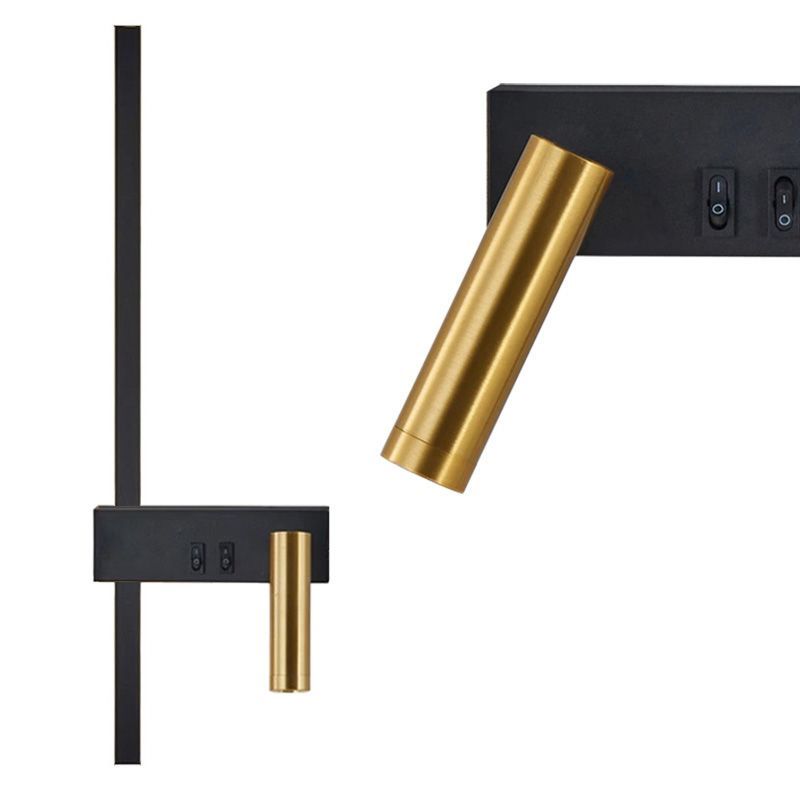 Zidni svijećnjak APP1439-W RIGHT BLACK GOLD - cover