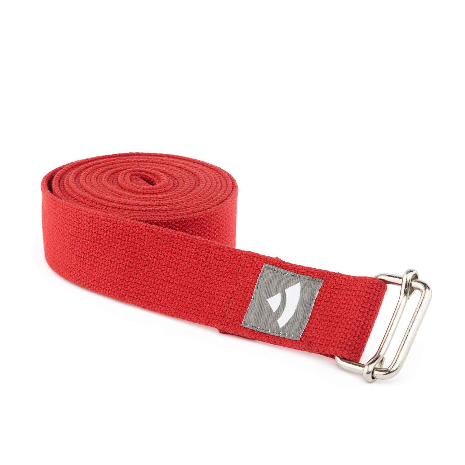 Bodhi Yoga Joga Remen ASANA BELT PRO s metalnom kopčom 3 m Boja: crvena - cover